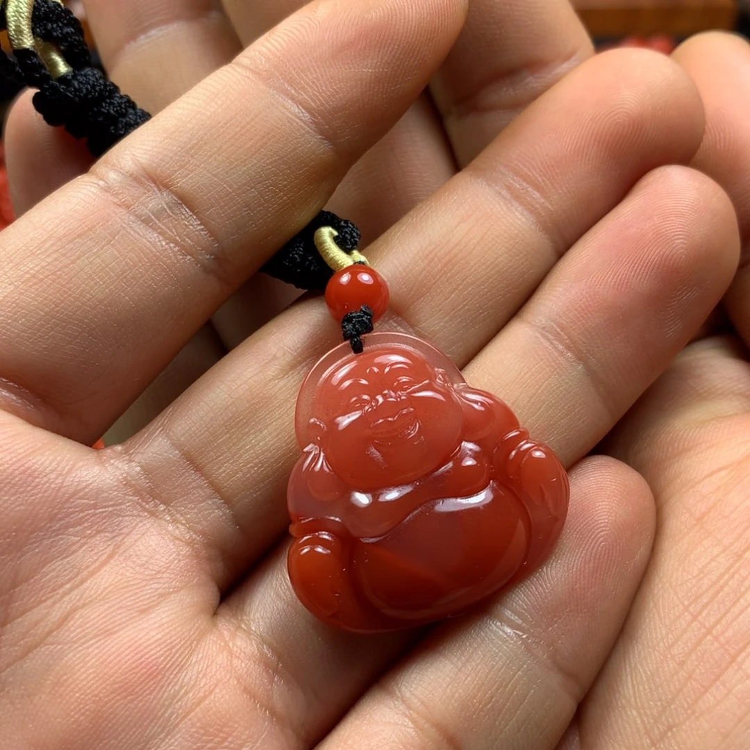 南红玛瑙挂件未镶嵌C***?