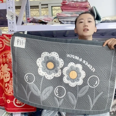 棉黑色太阳花纯棉