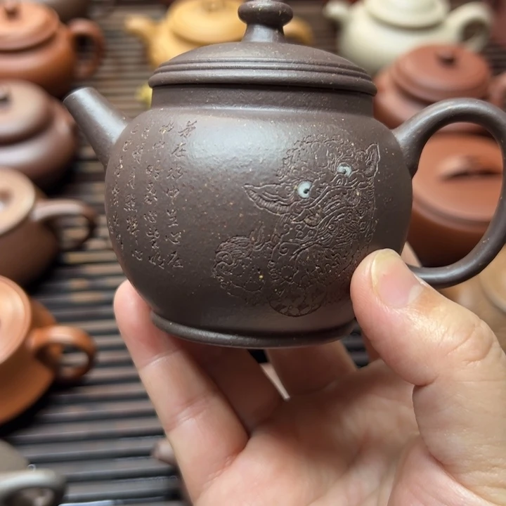 哥***坏紫砂茶壶宜兴紫砂