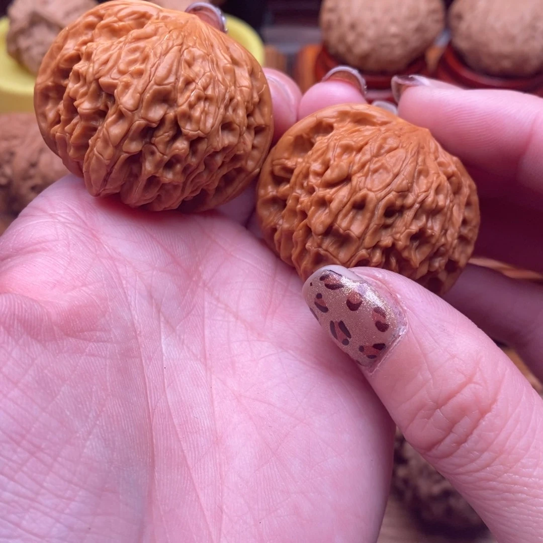 文玩核桃把件韩*磨盘42