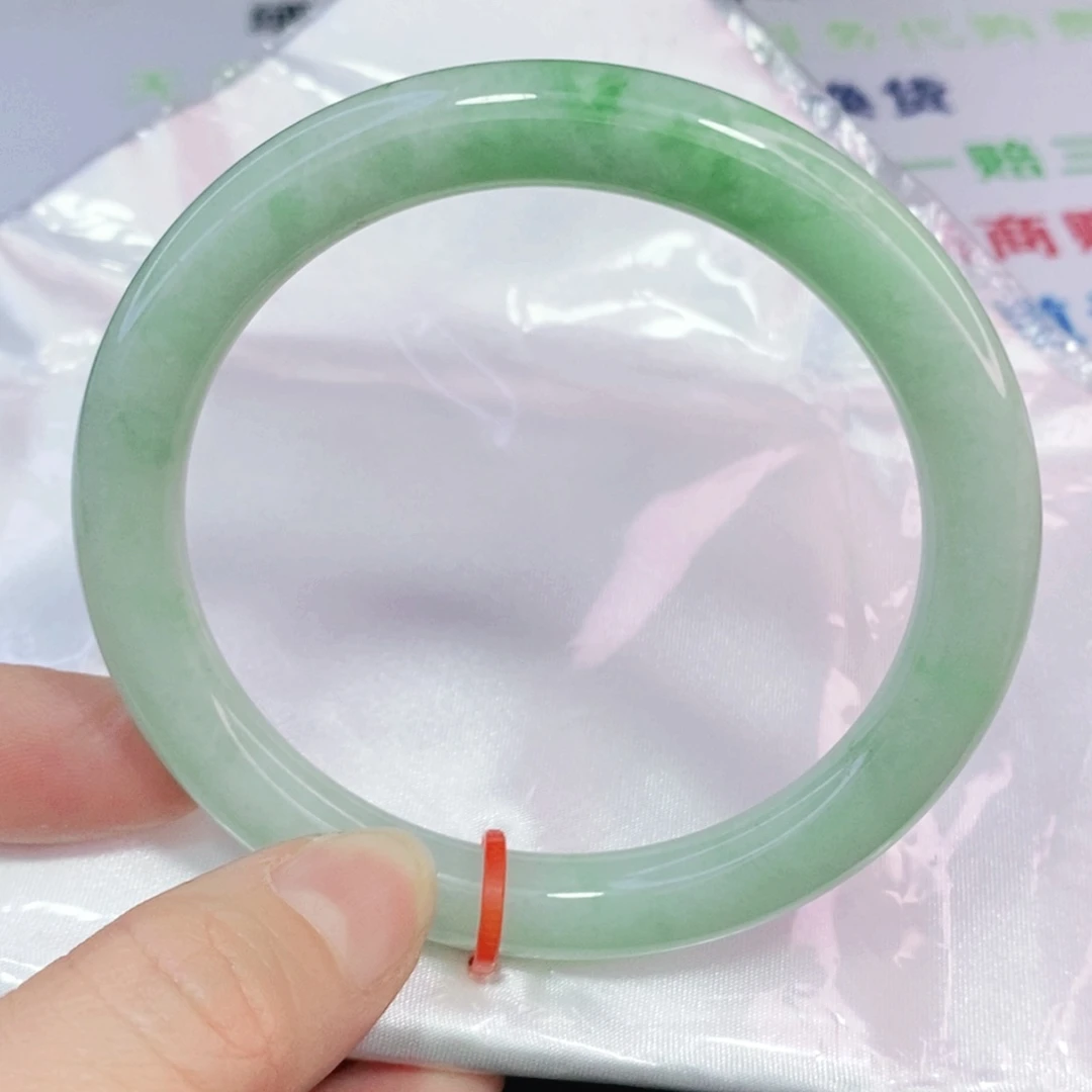 未镶嵌手镯翡翠58.5圆条