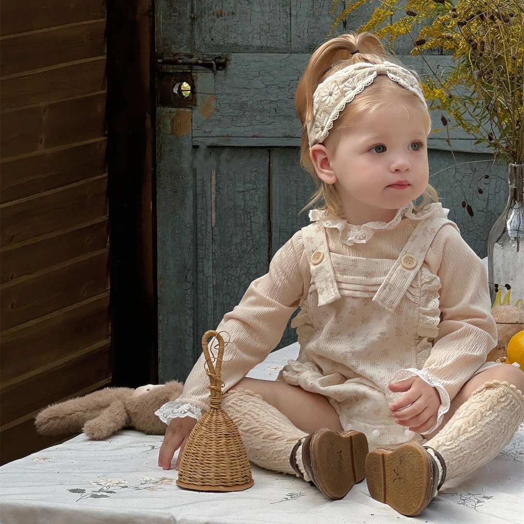 【A900-A999】直播女宝带裤婴儿外出爬服可爱公主风连体哈衣