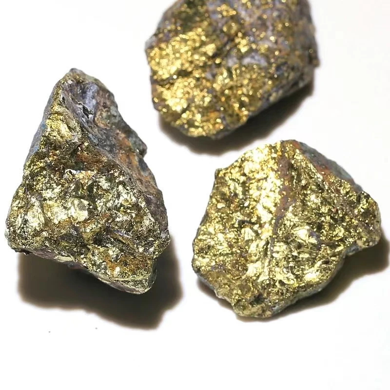 合金石英石手链 精品天然金矿石碎石块碎石原矿石