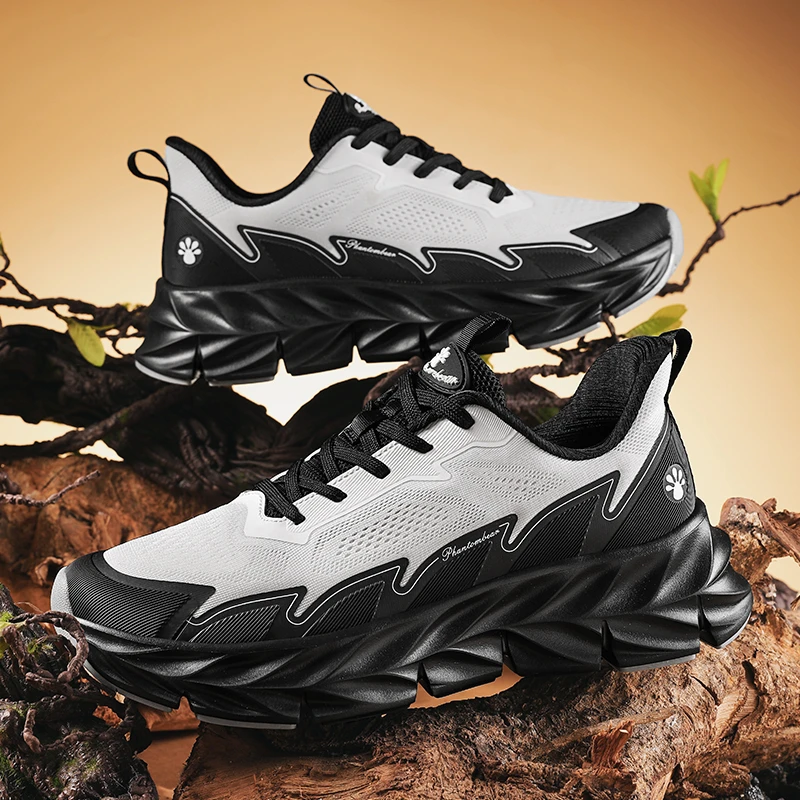 幻影熊2025新款网面透气轻便休闲健步鞋超轻软底跑鞋男女同款1816