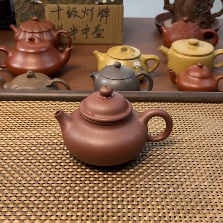 紫砂茶壶容天底槽清全手工