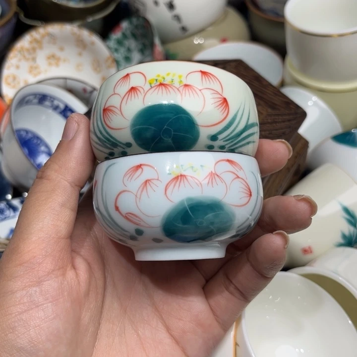 2只微瑕茶具茶具茶具