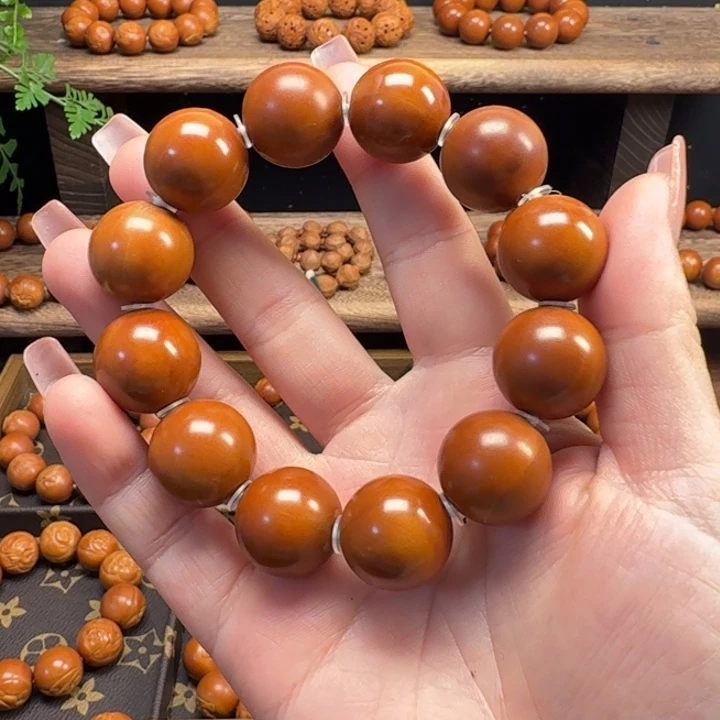 糖***剧吊坠橄榄核1.8光珠