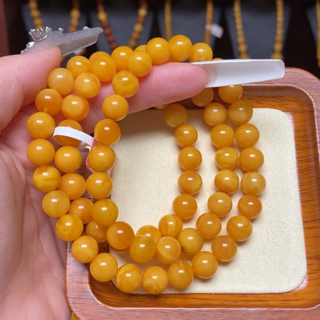 【闪购商品】蜜蜡手链未镶嵌手串