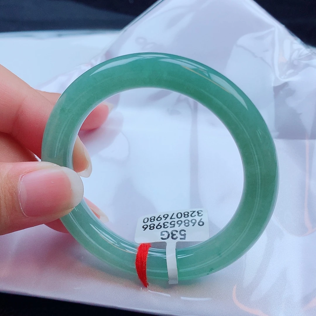 翡翠未镶嵌手镯天然缅甸翡翠A货手镯