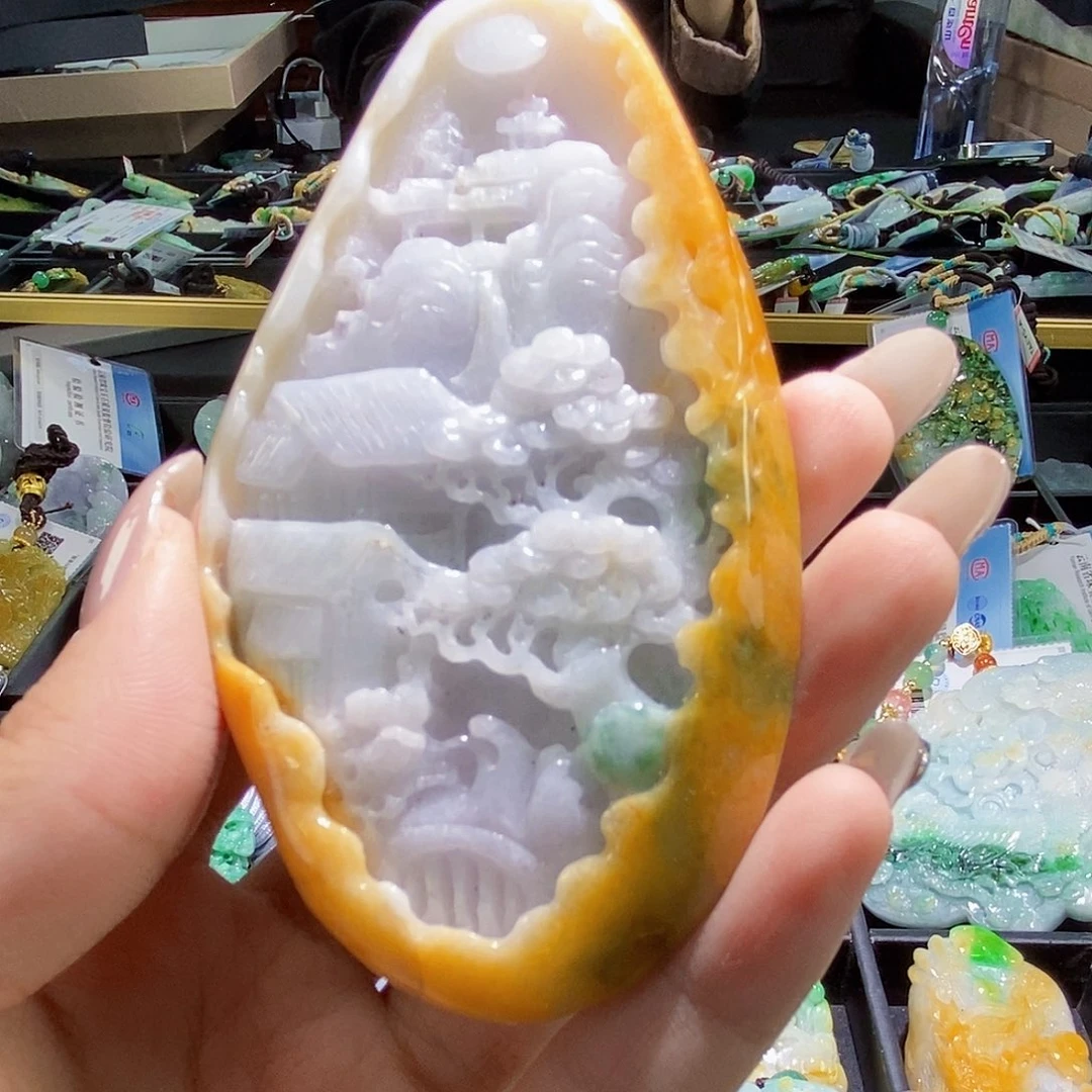 颈饰未镶嵌翡翠翡翠