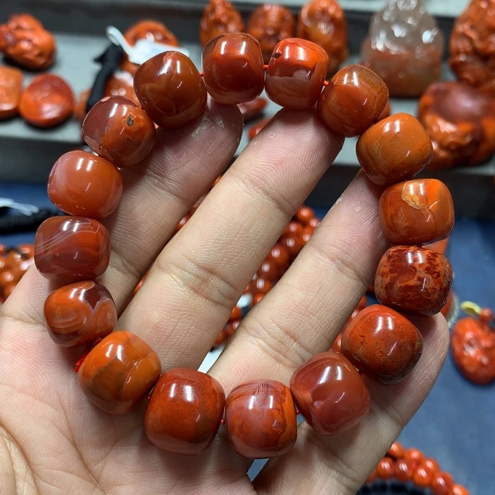 手串未镶嵌南红玛瑙14-15m m