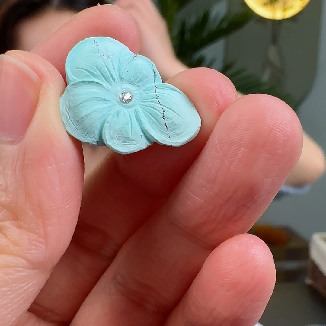 绿松石珠宝奇石未镶嵌