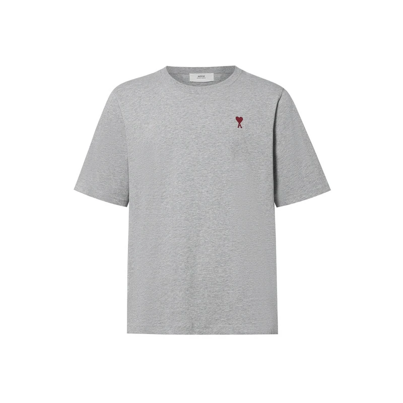 AMIPARIS 早春男女同款棉质圆领爱心图案短袖T恤 BFUTS005726