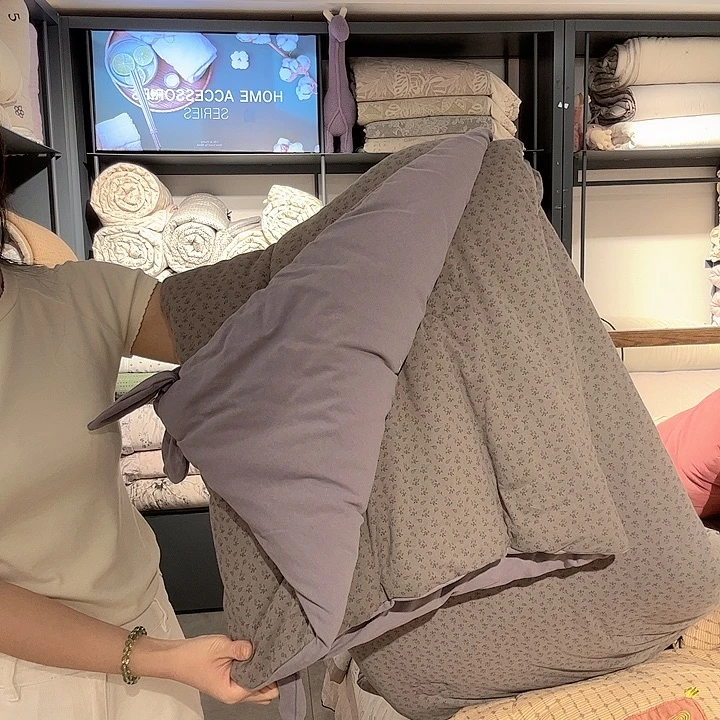 棉貂毛棉花单人春秋