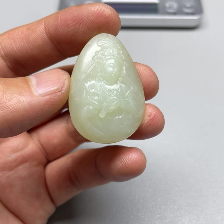 和田玉吊坠(不含链)未镶嵌追****年