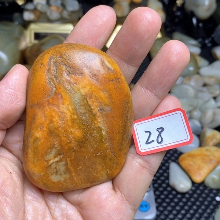 未镶嵌和田玉把件青**手28