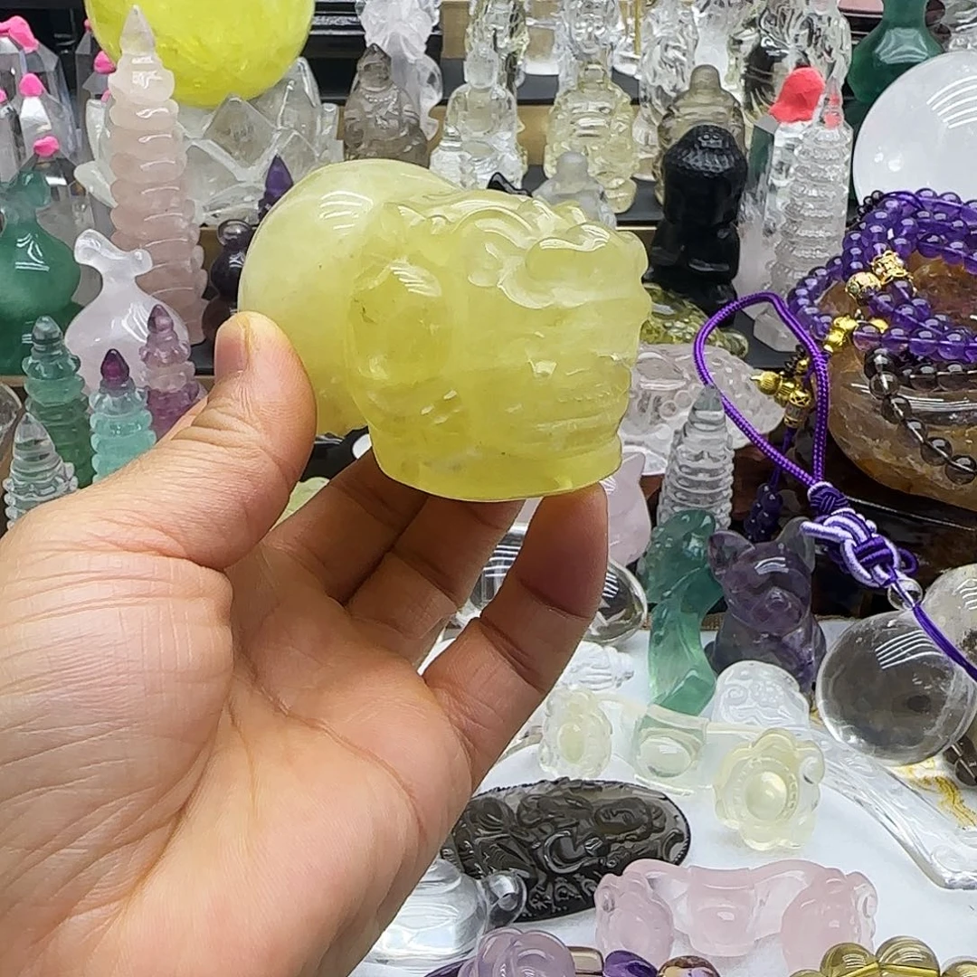 车挂水晶未镶嵌摆件