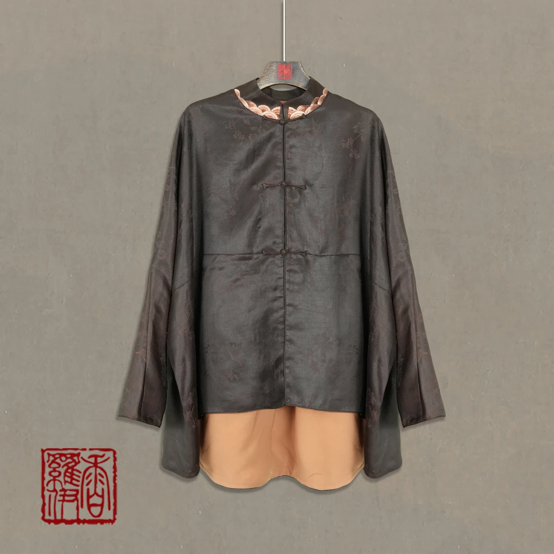 香罗伊【玄云襟】传统复古中式绣花上衣