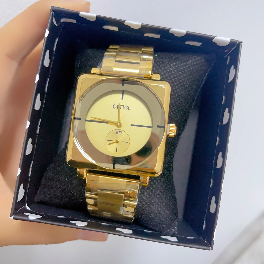 1464新款手表爆款白搭时尚金色铜合金白搭时尚