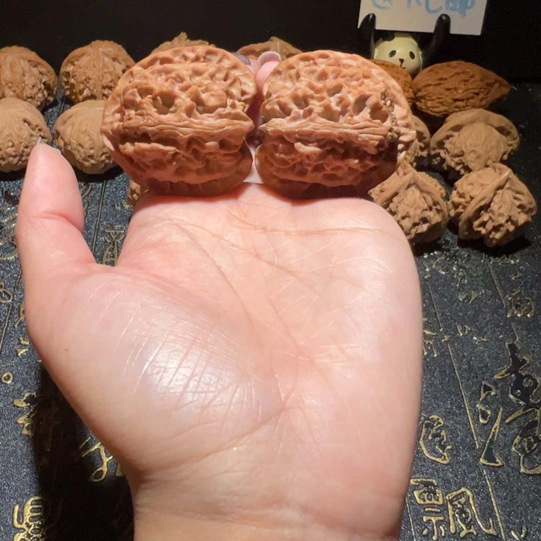 桃核把件苹果圆39手把件
