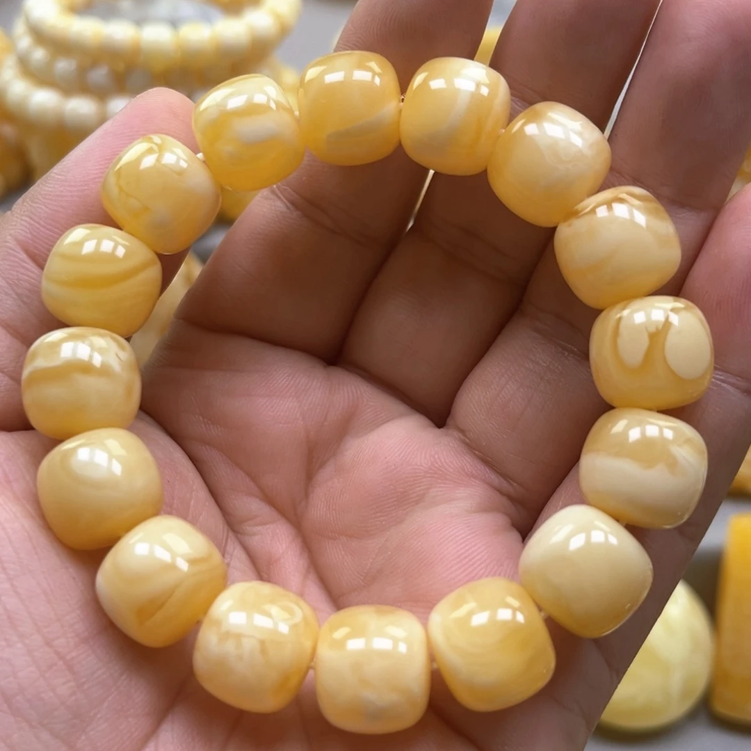 琥珀手链未镶嵌手串