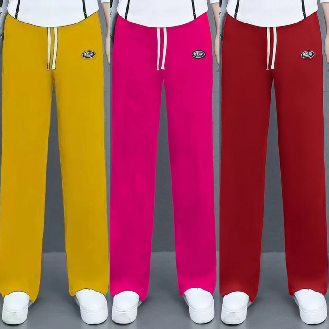 2025春夏新款健身操舞蹈服广场舞直筒运动裤WLZ