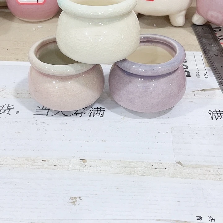 陶瓷花盆全场12包邮