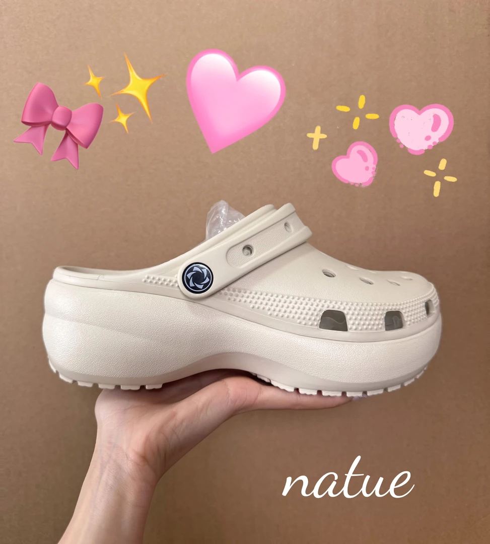 经典云朵（4.1厘米）(静静专属)女士云朵洞洞鞋时尚户外厚底增高