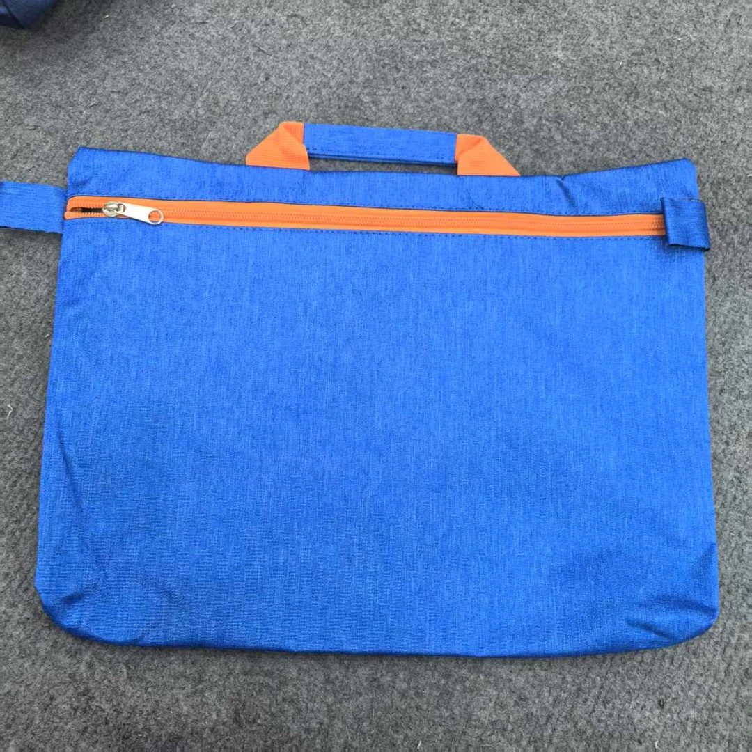 发2个宝蓝色  牛津布黑胶防水 手提包 长35*高25*底侧宽5