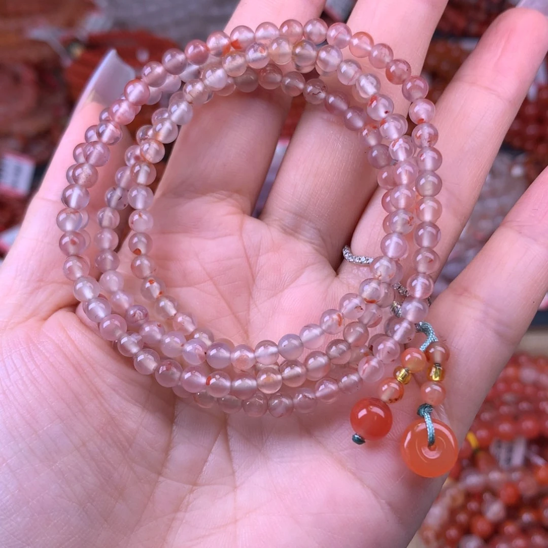 未镶嵌手链南红玛瑙17号DIY卡4+