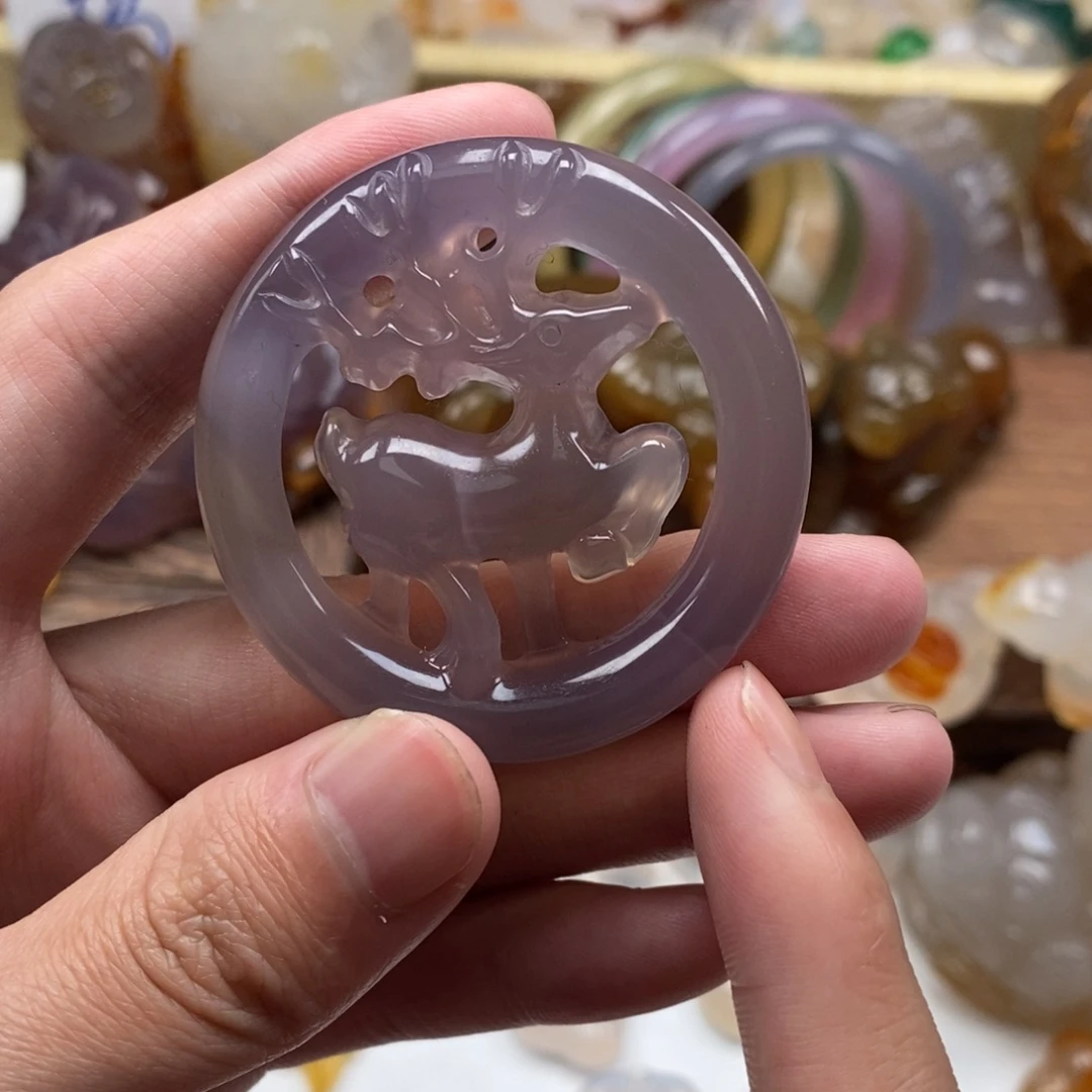 玛瑙/玉髓未镶嵌颈饰