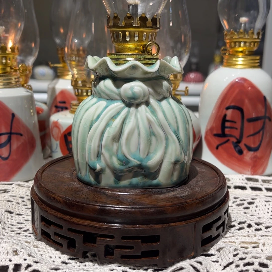 摆件景德镇陶瓷香薰灯