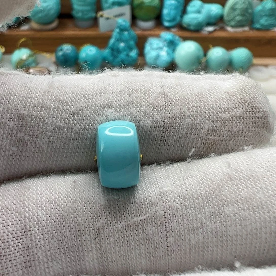 绿松石直切珠 未镶嵌