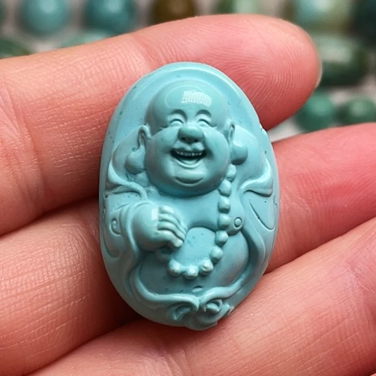 绿松石未镶嵌吊坠(不含链)