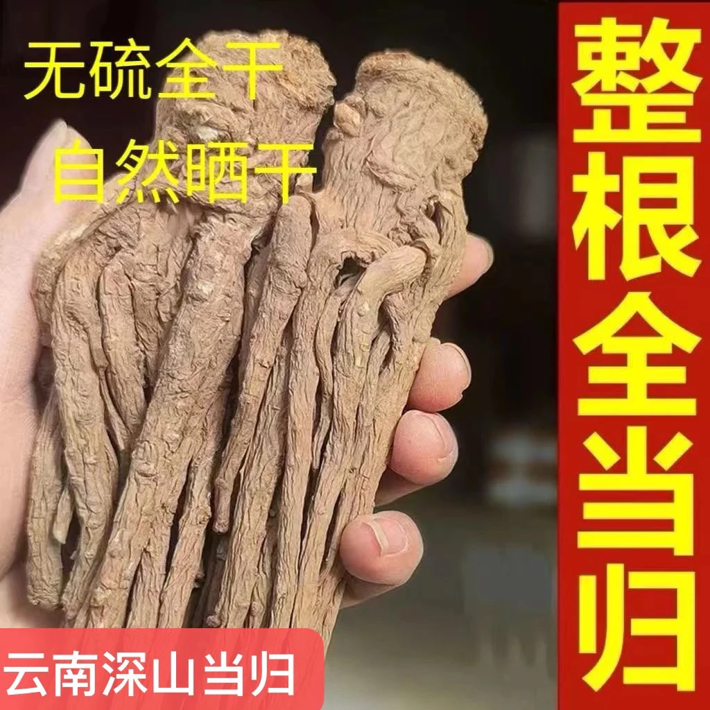 云南整根当归无硫无加工可滋补煲汤煮水