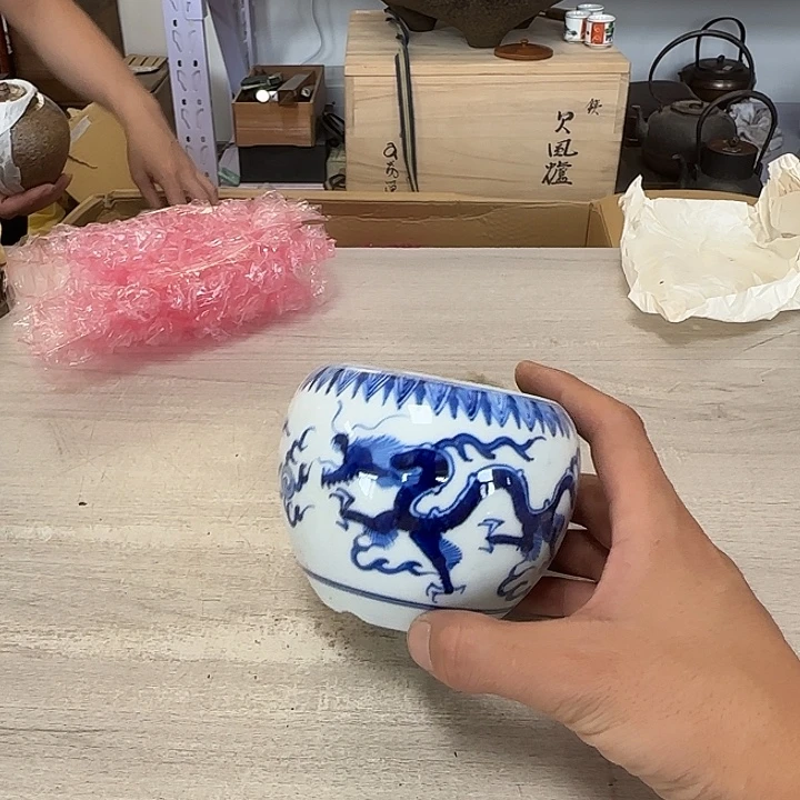 瓷片茶道具工艺品