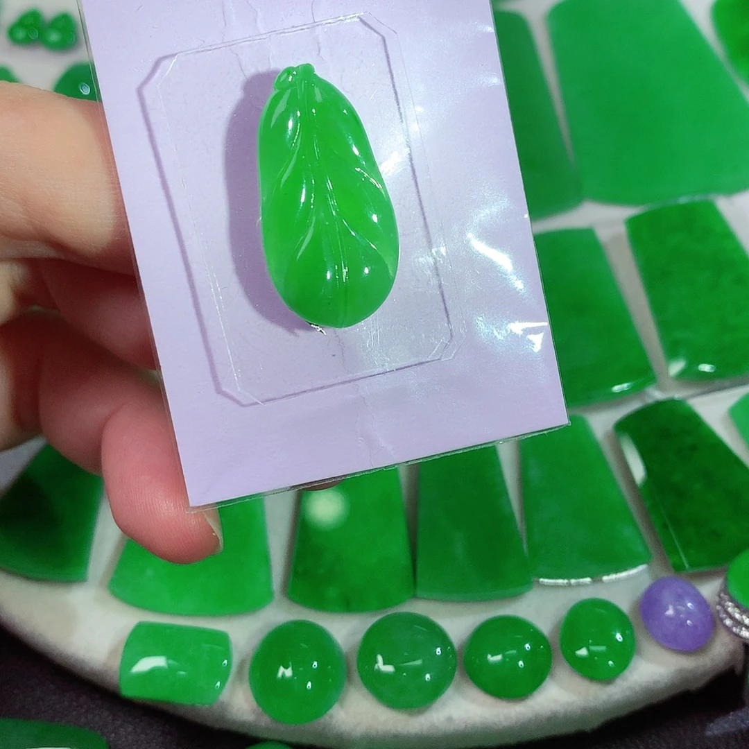 项链未镶嵌翡翠天然翡翠