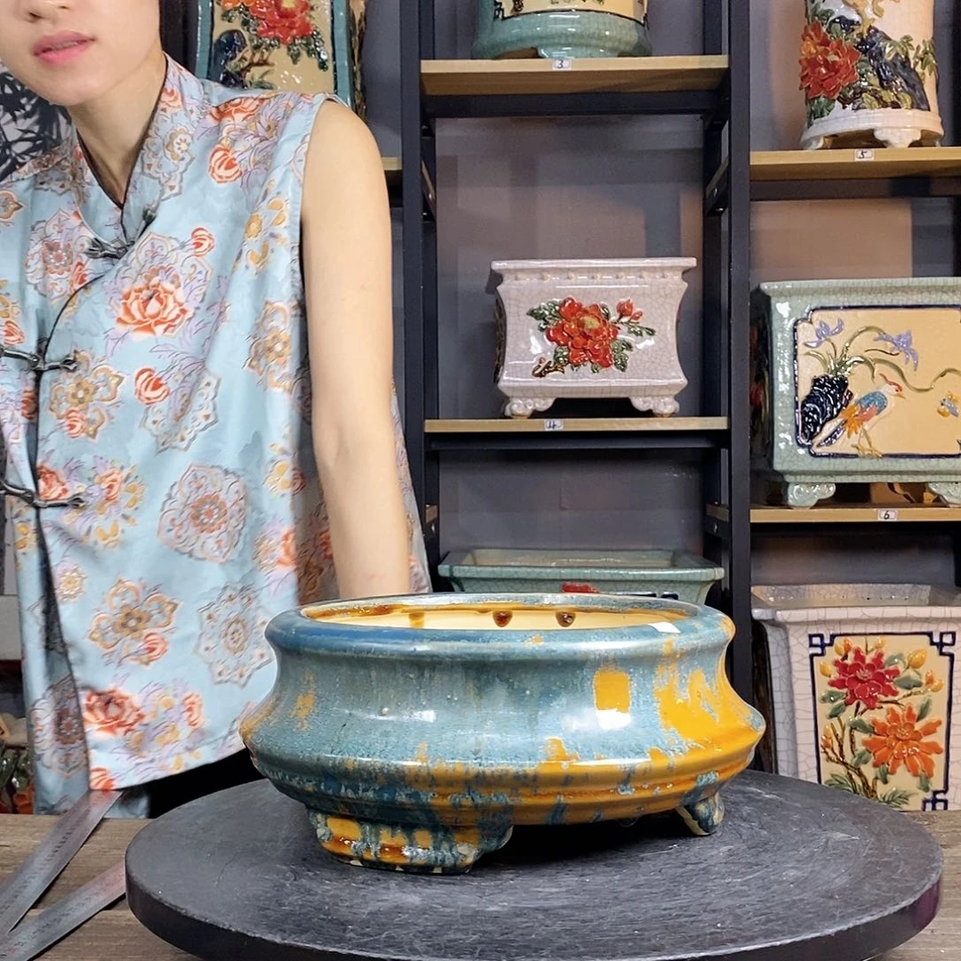 紫砂花盆东**华35。     福利价格