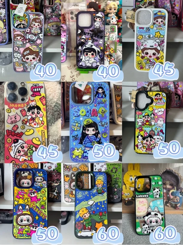 原创手作定制卡通滴胶手机壳适用苹果安卓防摔创意
