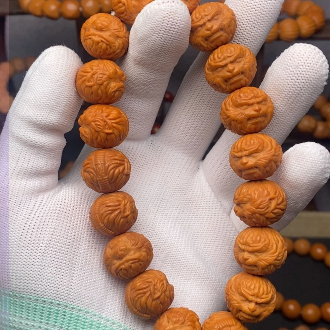 【闪购商品】文玩核桃吊坠没*题猴头