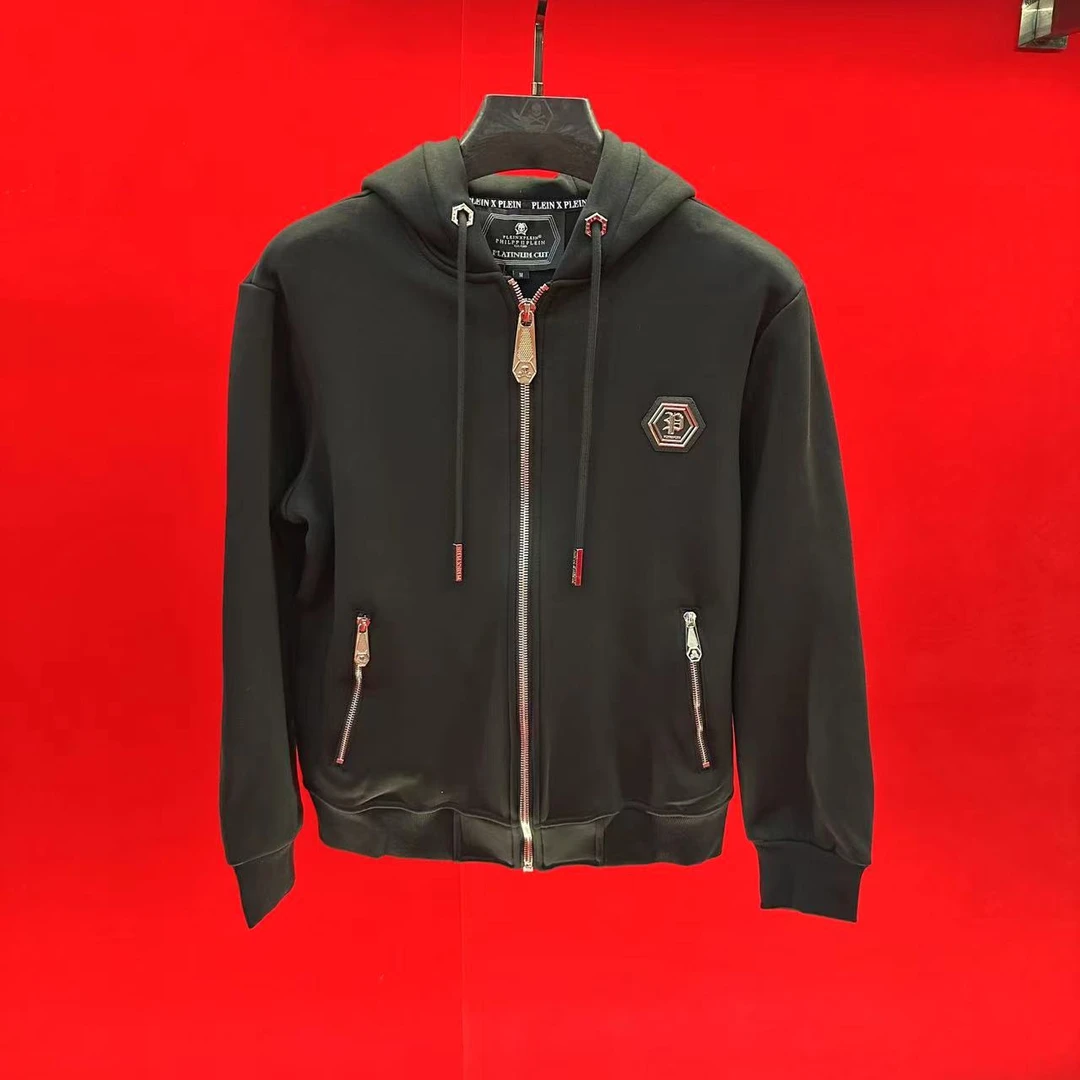 高品质正品新款高品质潮牌连帽拉链侧边字母刺绣潮酷街头卫衣套装