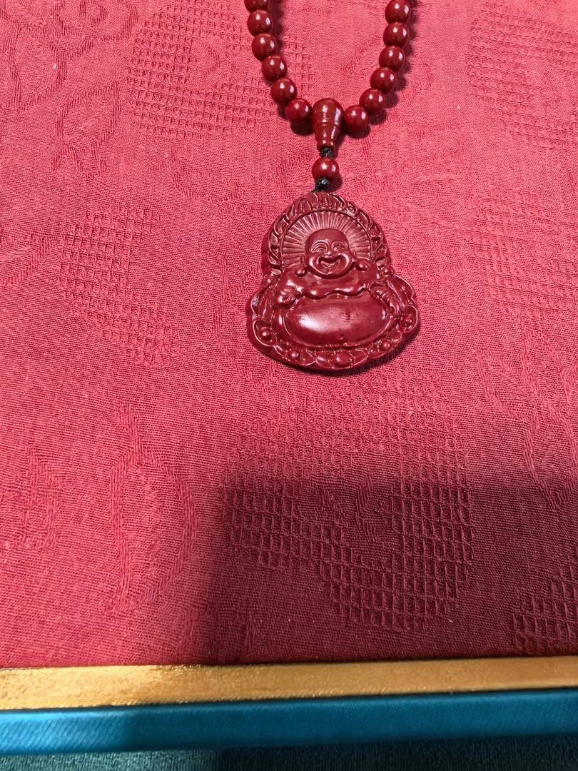 天然辰砂1506朱砂吊坠带链多样性一个