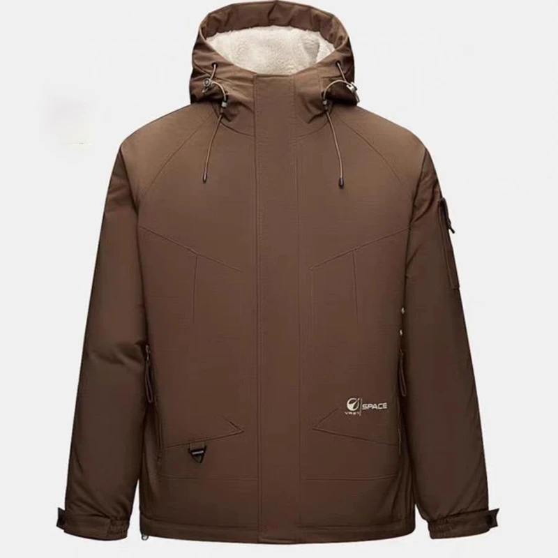 （27）YR153冬季男士新款时尚摇粒绒加厚保暖外套