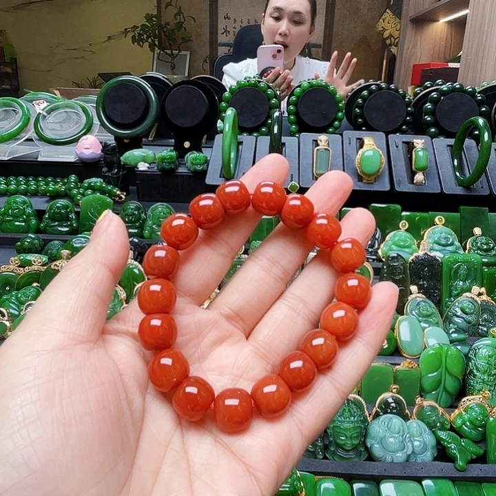 玛瑙/玉髓未镶嵌手链