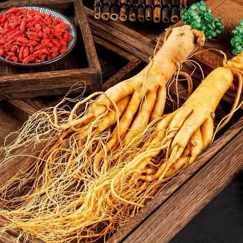 长白山人参一根 送枸杞一包 泡酒