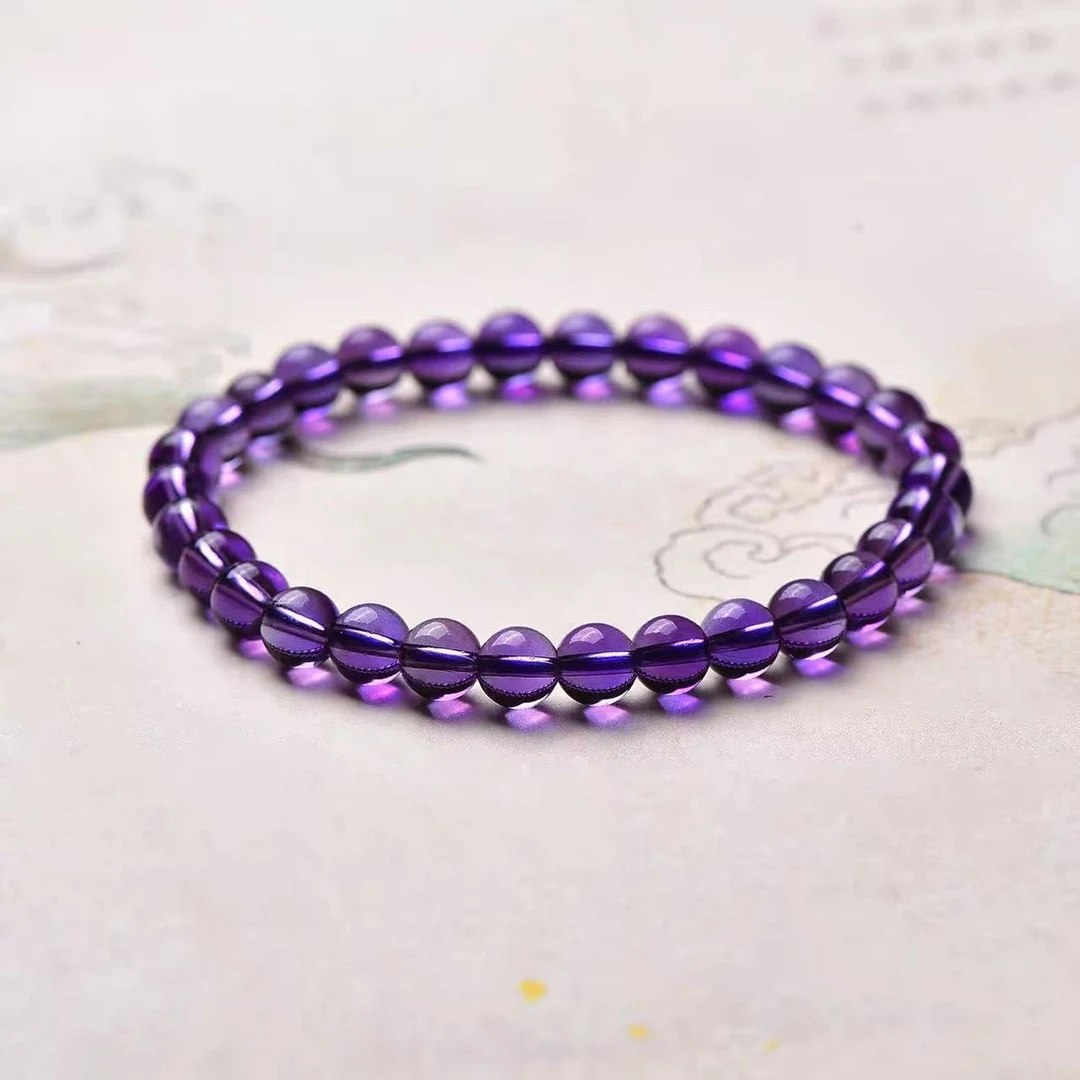 8mm（双A纯净体）紫水手串手链时尚饰品