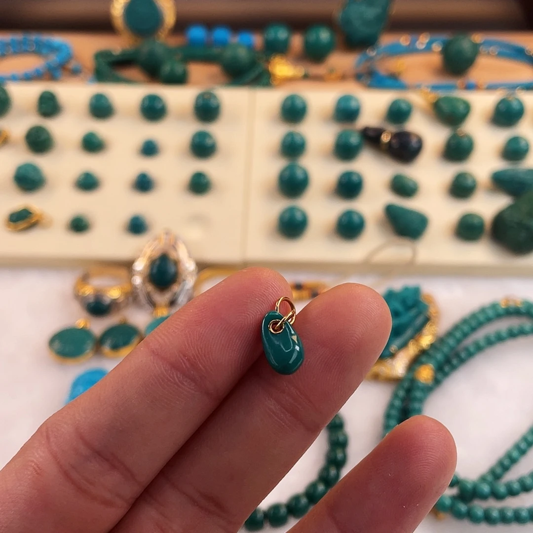 M***丶绿松石未镶嵌挂件
