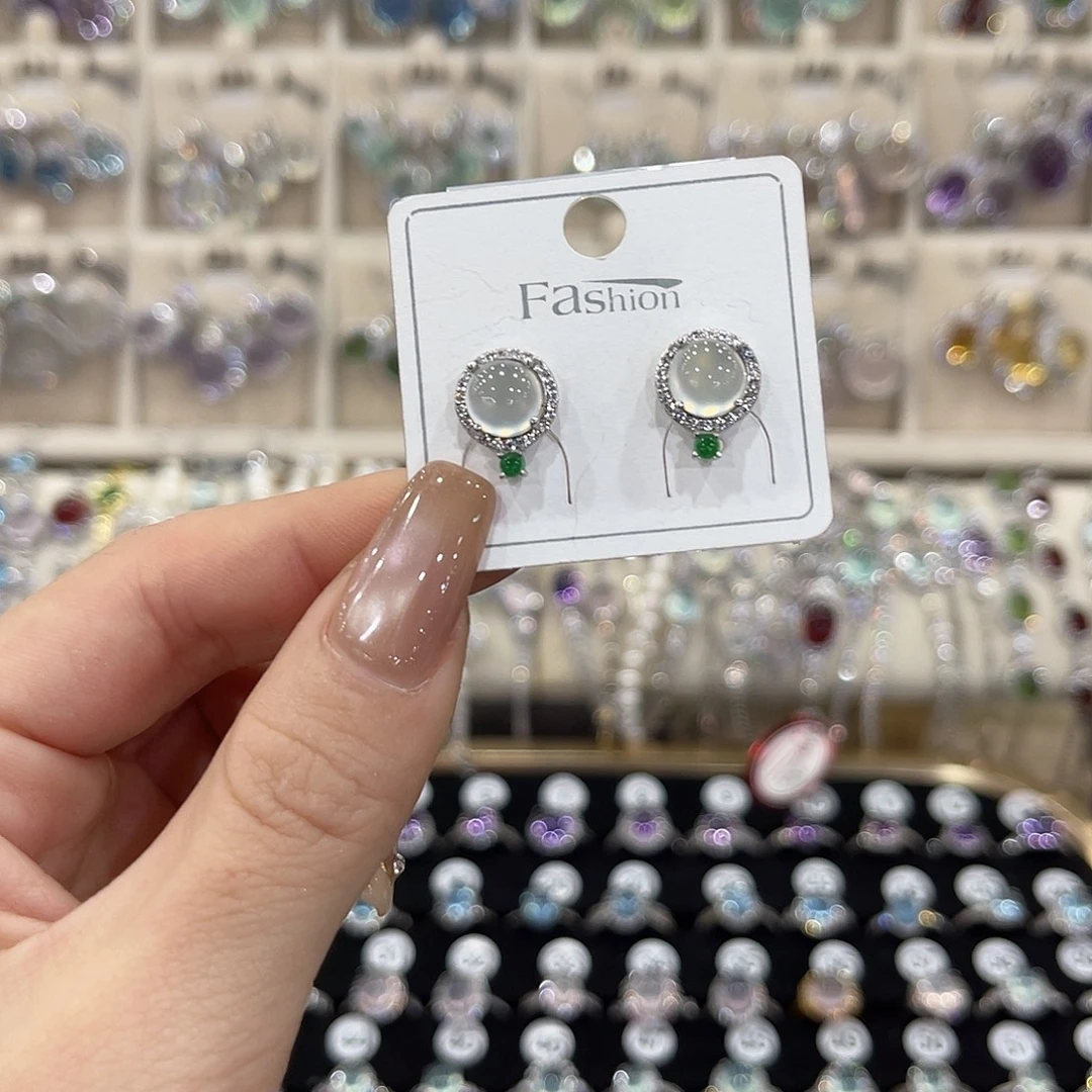 ·***m蛇纹石玉银S925镶嵌戒指