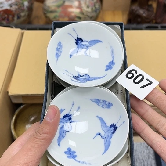 瓷片摆件工艺品瓷器摆件777