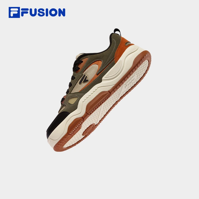 FILA FUSION男女款春夏新款【透气轻量】时尚休闲板鞋T12W522916F